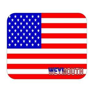  US Flag   Weymouth, Massachusetts (MA) Mouse Pad 