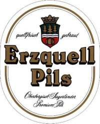 German Beer Glasses Erzquell Pils by RASTAL  