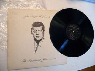 LP/John F. Kennedy/The Presidential Years 1960 63/SPCHS  