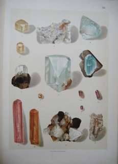 Russian book. Mineral kingdom. Precious stones. 1906  