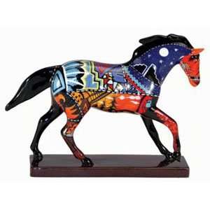 Grandfathers Journey PAINTED PONIES horse FIGURINE:  Home 