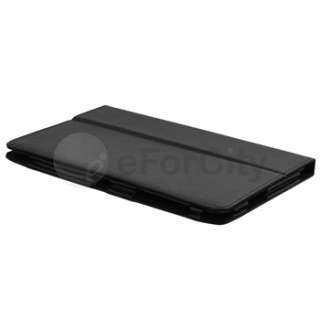For Samsung Galaxy Tab 7.7 Tablet Case Leather Folio BLack Cover w 