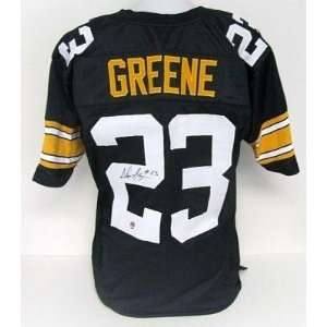 Shonn Greene Signed Iowa Hawkeyes Black Jersey SI   Autographed NFL 