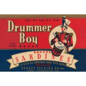 Drummer Boy Smoked Sardines 24X36 Giclee Paper 