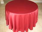 LOT OF 10 JADE SATIN 132 IN ROUND TABLECLOTHS WEDDING
