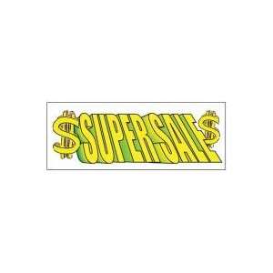   Super Sale Theme Business Advertising Banner   Bold Yellow Super Sale