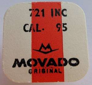 Movado Chronograph Watch Movement 95 Part 721 incabloc, sealed  