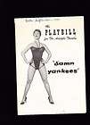 Sept 23 1957 Playbill  Damn Yankees (Adelphi Theatre) Nathaniel Frey