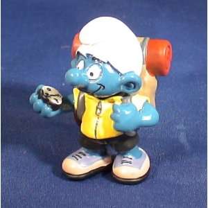  The Smurfs Smurf in Hiking Gear Pvc Figure: Toys & Games