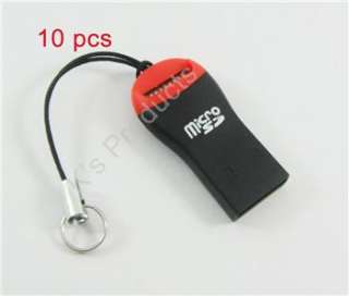 10pcs MicroSD SDHC TFlash Card memoy Reader adapter USB 2.0 upto 16GB 