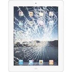 iPad 2 Broken Glass Screen Repair Service (white model)  