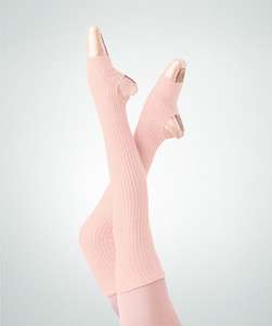   Wrappers Stirrup Dance Legwarmers Black Pink White 27 or 36  