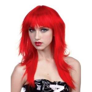    Devil Red Halloween Fancy Dress Wig Inc FREE Wig Cap Toys & Games