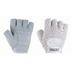  Womens Lifting Gloves with Genuine Leather and Cotton 