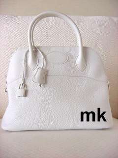 HERMES 31cm MOU BOLIDE White Hot great day to eve size  