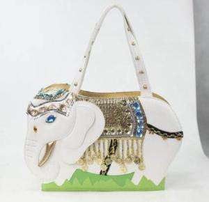 New arrive!womens elephant shape handbag/purse*white  