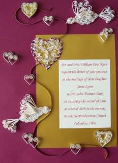 HEARTS & DOVES Quilling kit 272 WEDDING  