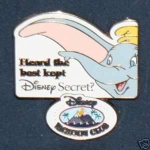     DVC  Best Kept Secret   Disney Vacation Club Pin: Everything Else