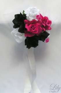 50pcs Wedding Bridal Bouquet Centerpiece Garland Pew Bow Flower Ball 