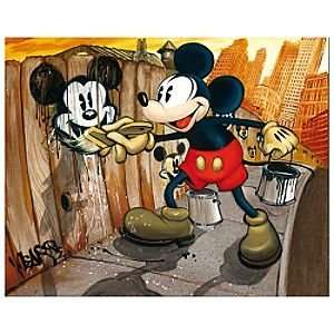  Disney BLOC28 Mickey da Vinci Mickey Mouse Giclee on 