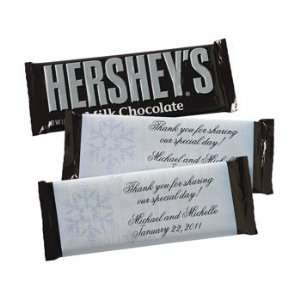  Personalized Winter Wedding Stickers For Candy Bars   Candy & Candy 