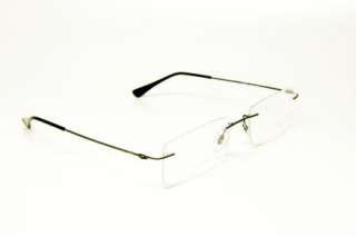 RAY BAN RB 8680 1128 S.53 RX GLASSES GUNMETAL METAL RIMLESS EYEGLASSES 