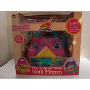  PLAY & CARRY ALONG DOLL HOUSE Toys & Games