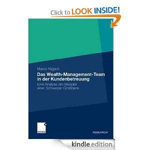 Das Wealth Management Team in der Kundenbetreuung Eine Analyse am 