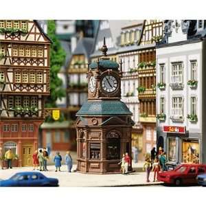  Faller 180583 Clock Tower With News Stand 4 Faces Era I 