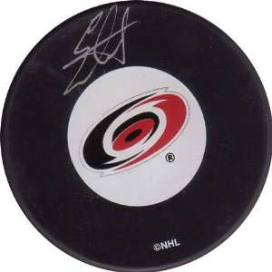   Staal Carolina Hurricane Autographed Hockey Puck: Sports & Outdoors