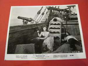 Pier Angeli White Slave Ship 1961 Ship Deck Still(2Q)  