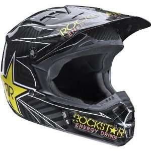  Fox Racing V1 Rockstar Helmet Black XL: Automotive