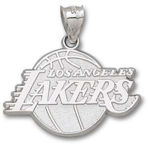  Los Angeles Lakers NBA Logo 1 Pendant (Silver): Sports 