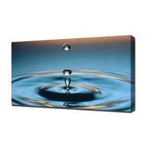  Water Drops   Canvas Art   Framed Size 20x30   Ready To 