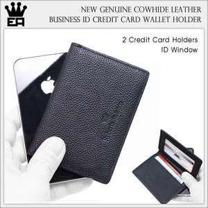 SO HIT★NEW SO SLIM GENUINE LEATHER BUSINESS ID Credit Card Wallet 