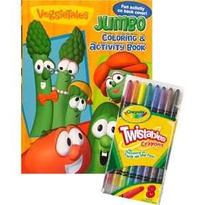  Veggie Tales ® Coloring Book Set with Crayola Twistable 