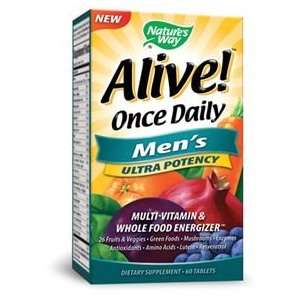   Natures Way Alive Once Daily Mens 60 Tabs