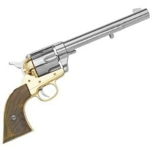 US M1873 Old West Cavalry Pistol with Brass and Nickle Finish 