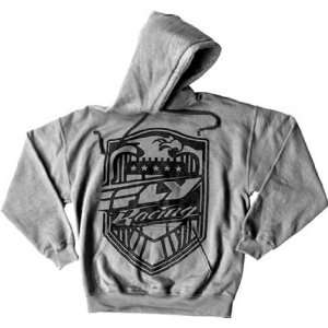  Fly Racing Squad Hoody, Gray, Size: Lg, 354 0096L 