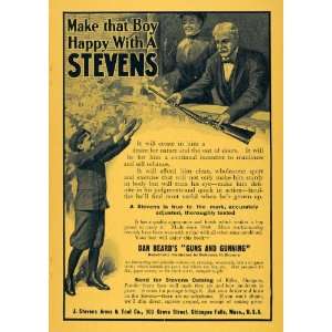  1909 Ad J Stevens Arms & Tools Shotguns Rifles Child 