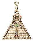 ANKH PYRAMID PENDANT NECKLACE.ANCIE​NT EGYPTIAN JEWELRY