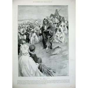  1897 Arab Story Teller People Costumes Warwick Goble