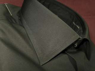 Dress Shirt Bagariny sartoriale, slim fit, 100% cotton, colour black.