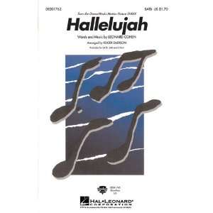  Hallelujah   SATB Choral Sheet Music Musical Instruments