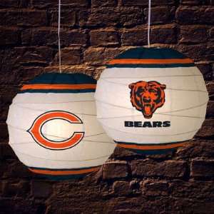  Chicago Bears Rice Paper 18 Lamp: Sports & Outdoors