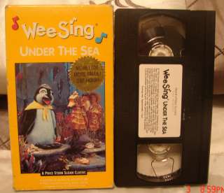 WEE SING WEESING UNDER THE SEA VHS VIDEO VERY RARE HTF 096898242837 