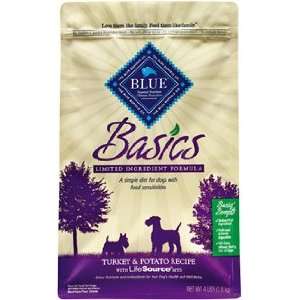   Basics Turkey & Potato Recipe Dry Dog Food 11 lb bag: Pet Supplies