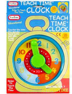 Teaching Time Clock Children Educational Toy NEW  