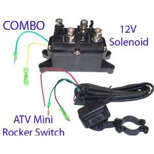   ATV UTV Solenoid Relay Contactor Winch Rocker Switch: Home Improvement