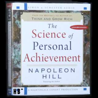 Science of Personal Achievement NAPOLEON HILL Success 6 CDs 